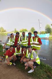 Our friends, the Outspoken cycle couriers, got all aquatic this year - maybe they'll be delivering by boat next!